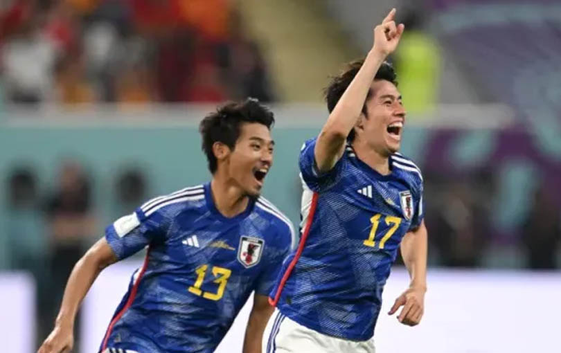 ทีมชาติญี่ปุ่นจากแดนปลาดิบ โชว์เชือด ทีมชาติสเปน คว้าแชมป์กลุ่ม F ฟุตบอลโลก 2022