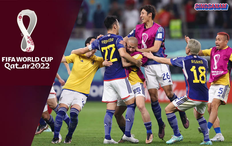 ทีมชาติญี่ปุ่นจากแดนปลาดิบ โชว์เชือด ทีมชาติสเปน คว้าแชมป์กลุ่ม F ฟุตบอลโลก 2022