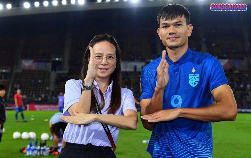 มาดามแป้ง กล่าวถึงทีมชาติไทย หลังจาก ทำได้ 9 ประตู จาก 2 เกม